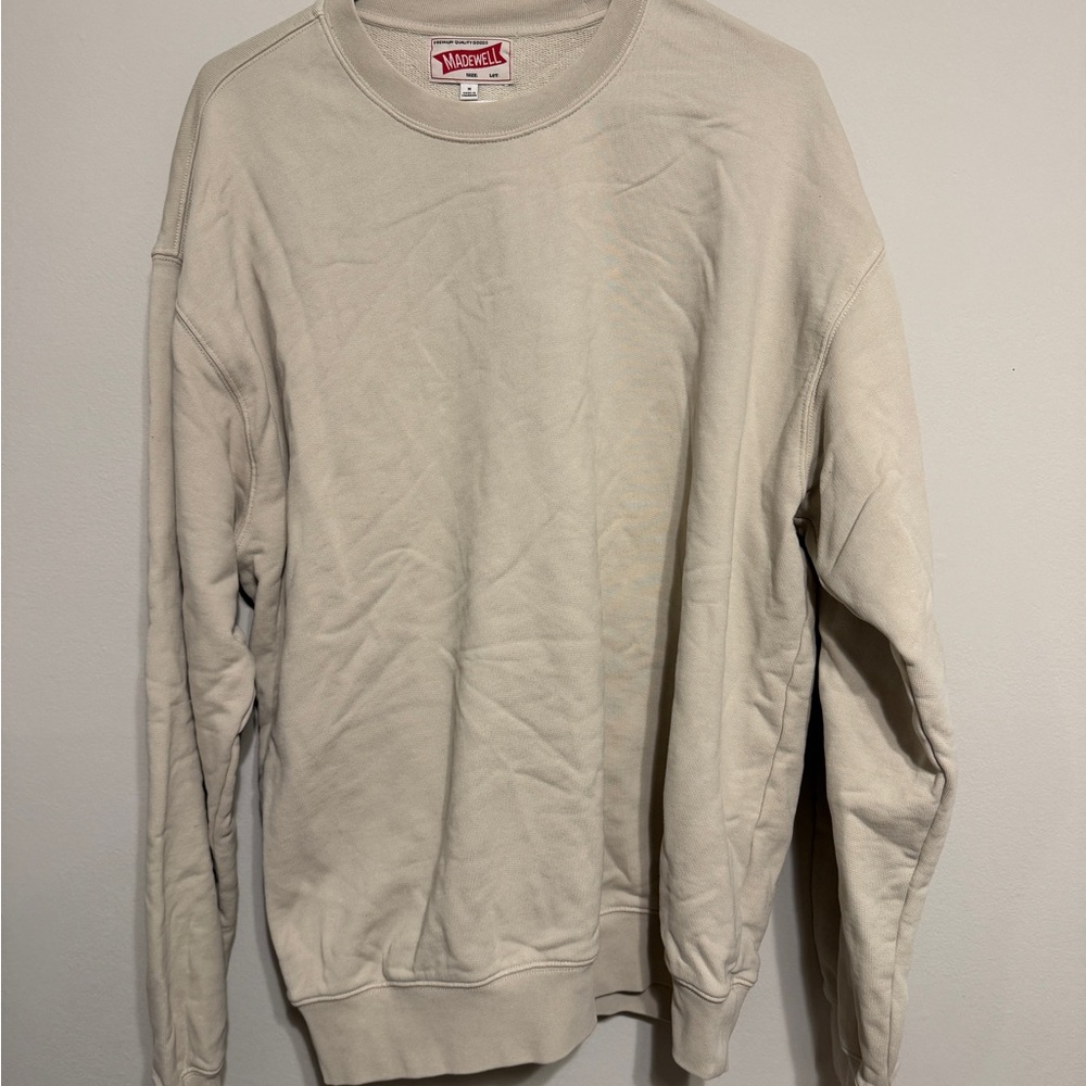 Madewell Men's Beige Sweatshirt